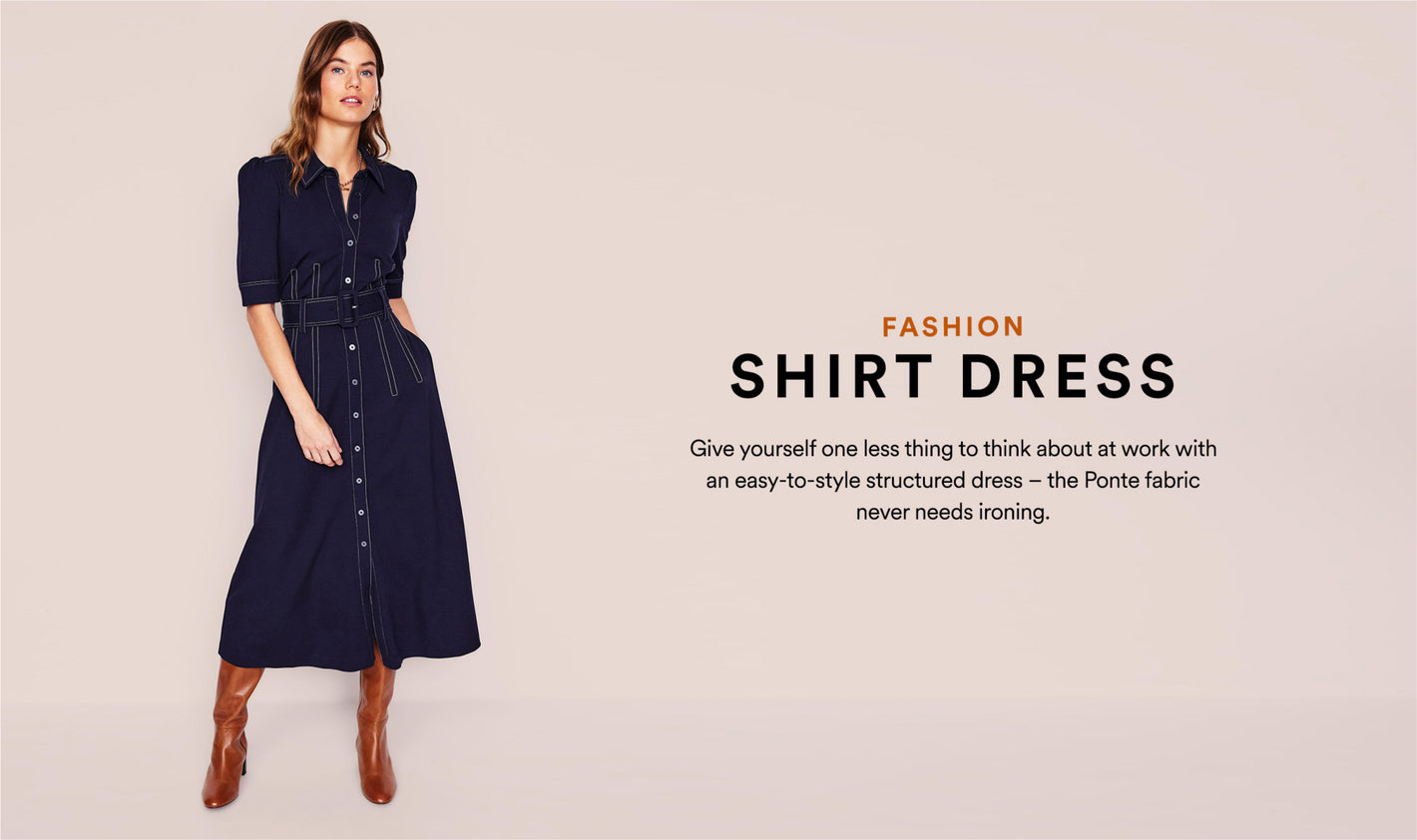 Fashion Shirt Dress