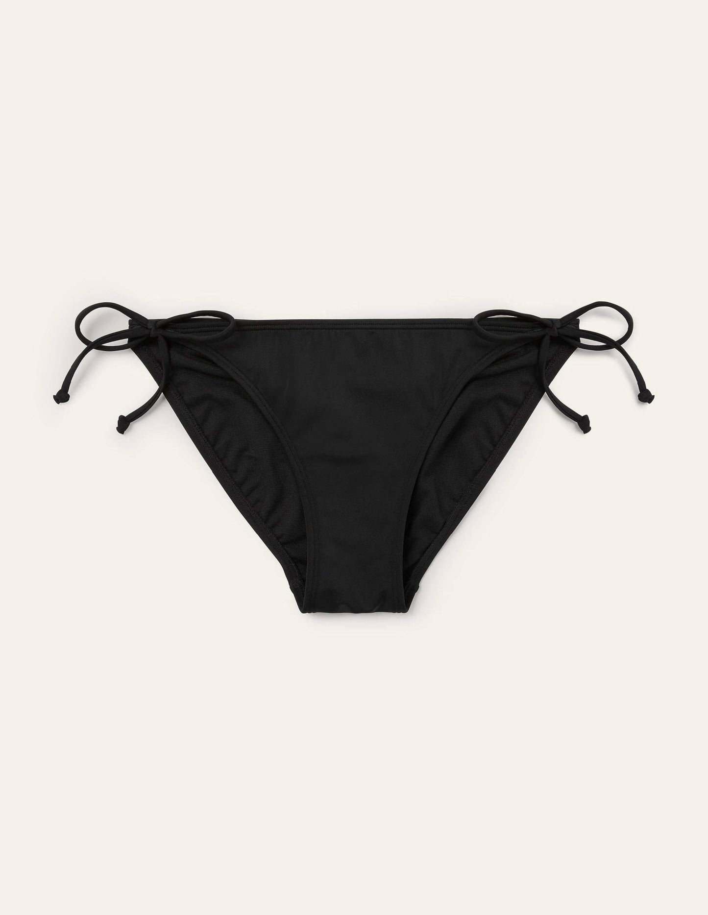 Symi String Bikini Bottoms-Black