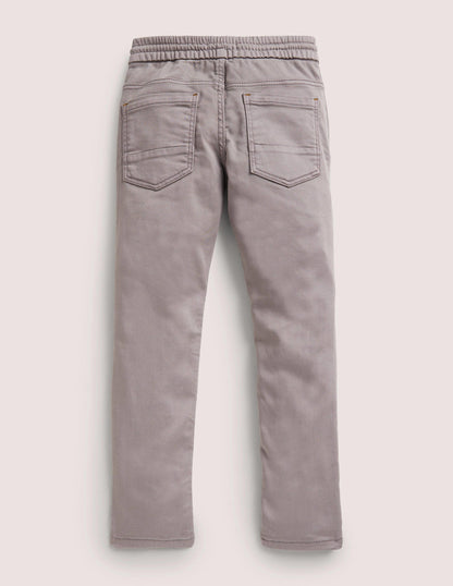 Jersey Skinny Pants-Grey Denim