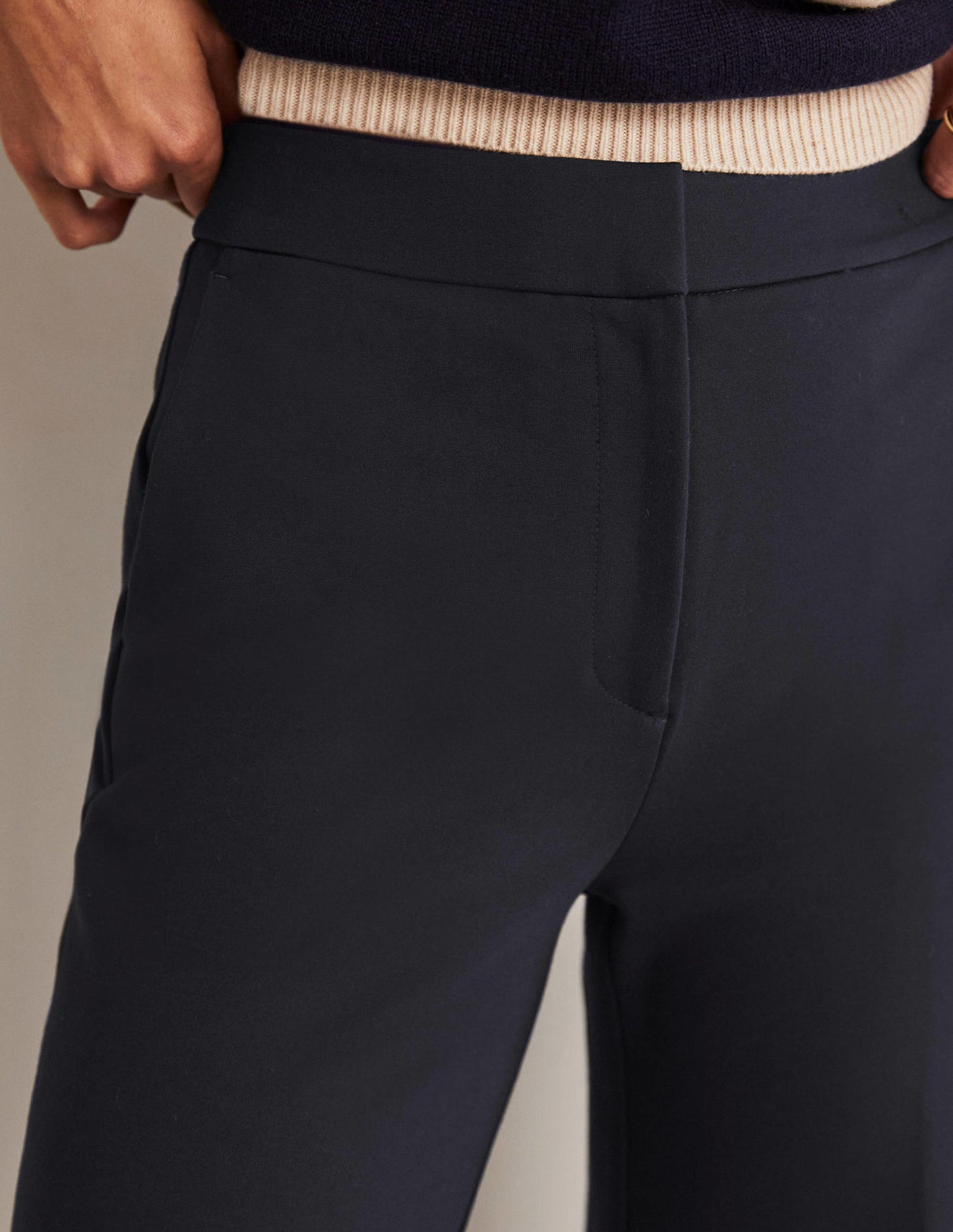 Westbourne Ponte Pants-Navy