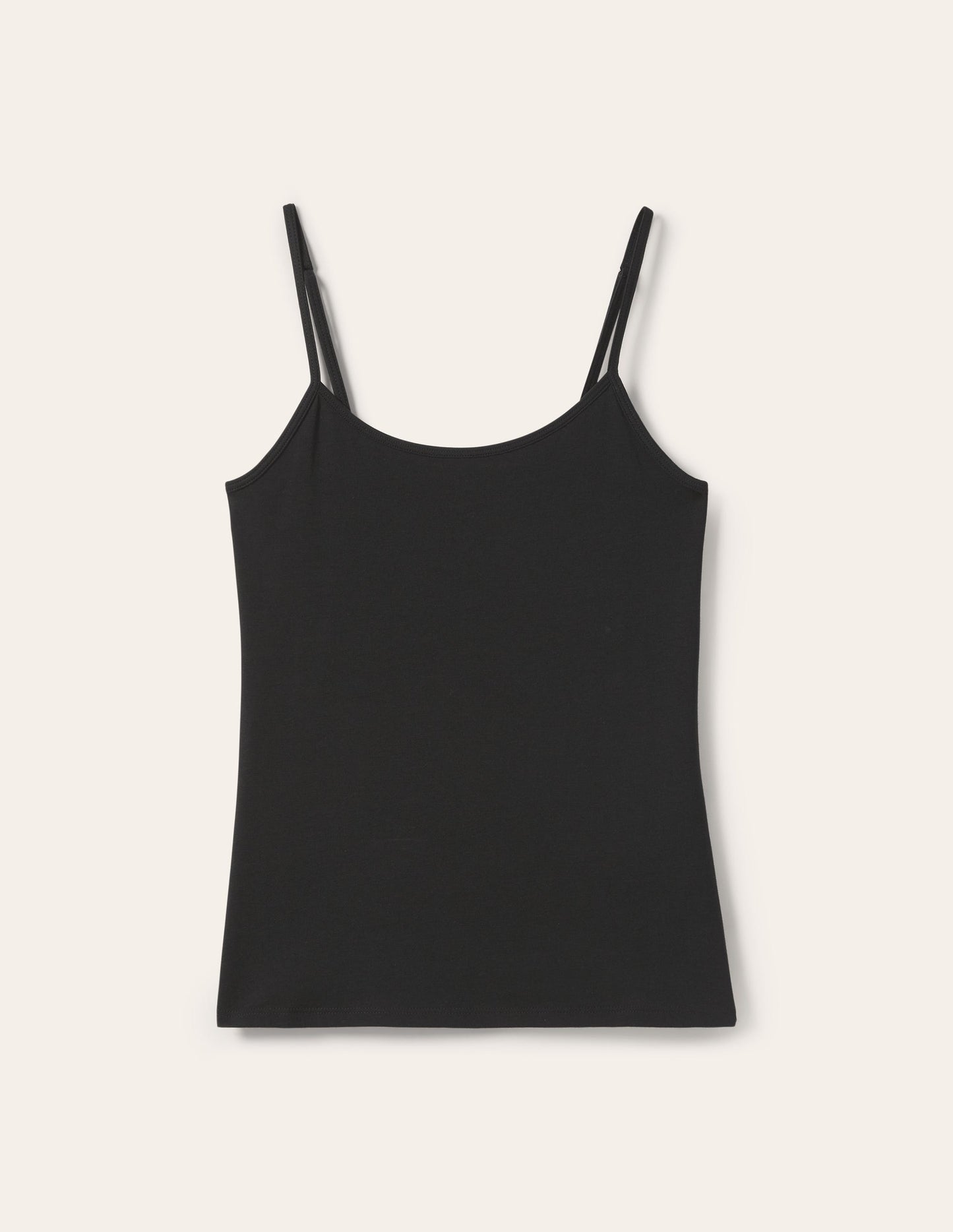 Plain Cami Top-Black