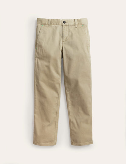 Chino Stretch Pants-Classic Tan