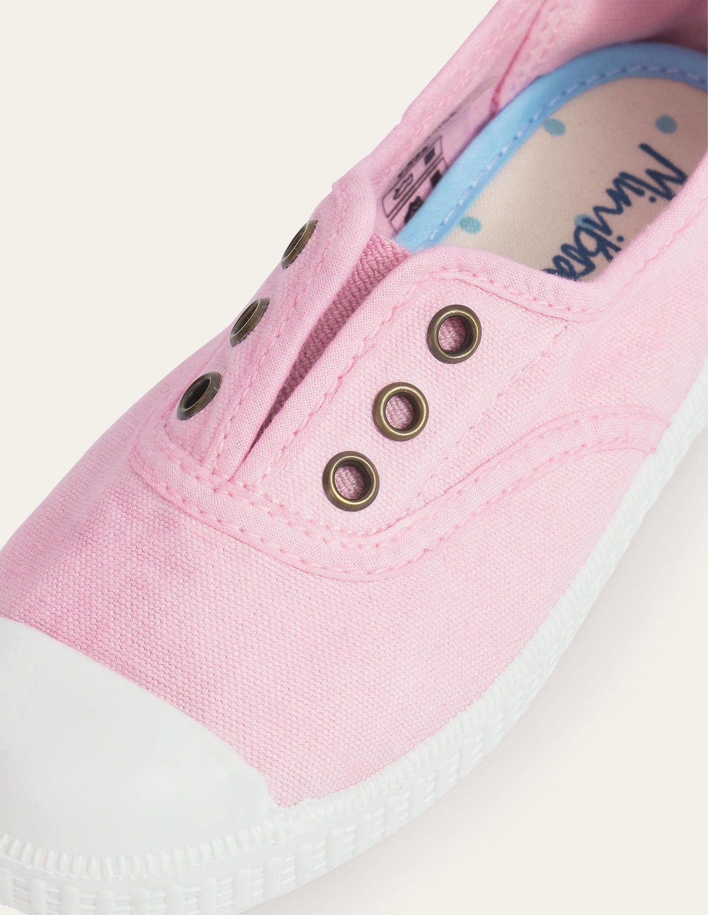 Laceless Canvas Pull-ons-Cameo Pink