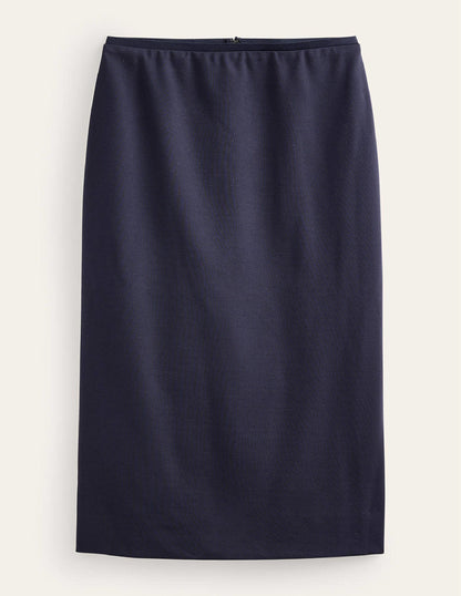 Hampshire Ponte Skirt-Navy