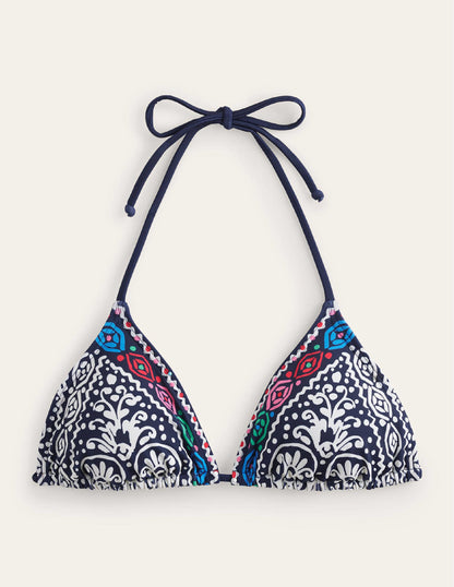 Symi String Bikini Top-Midnight, Kurbits Floral