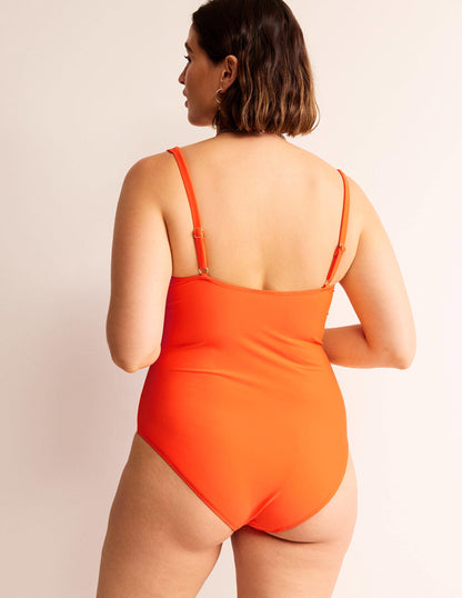 U-Bar Swimsuit-Hot Orange