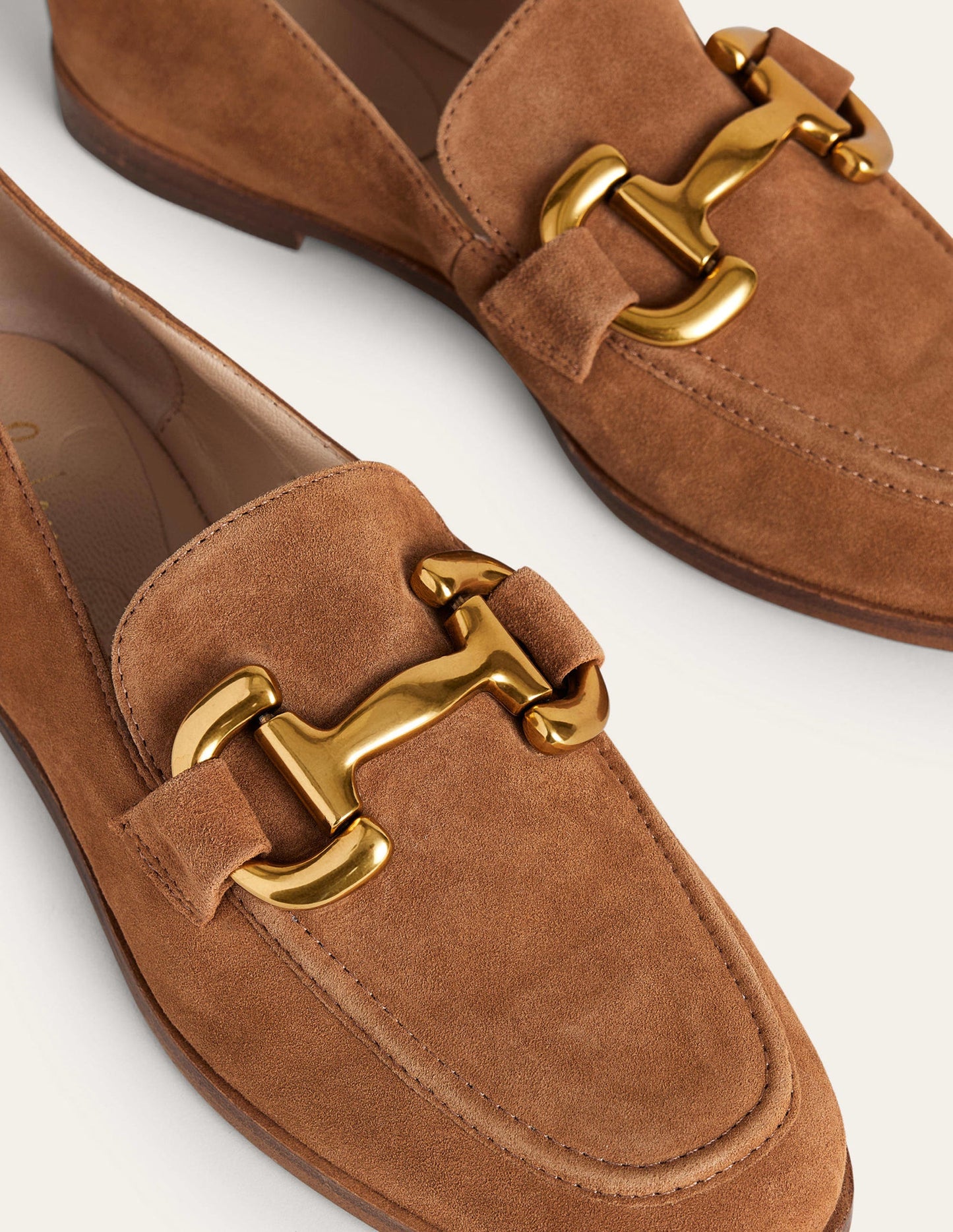 Iris Snaffle Loafers-Ginger Snap Suede