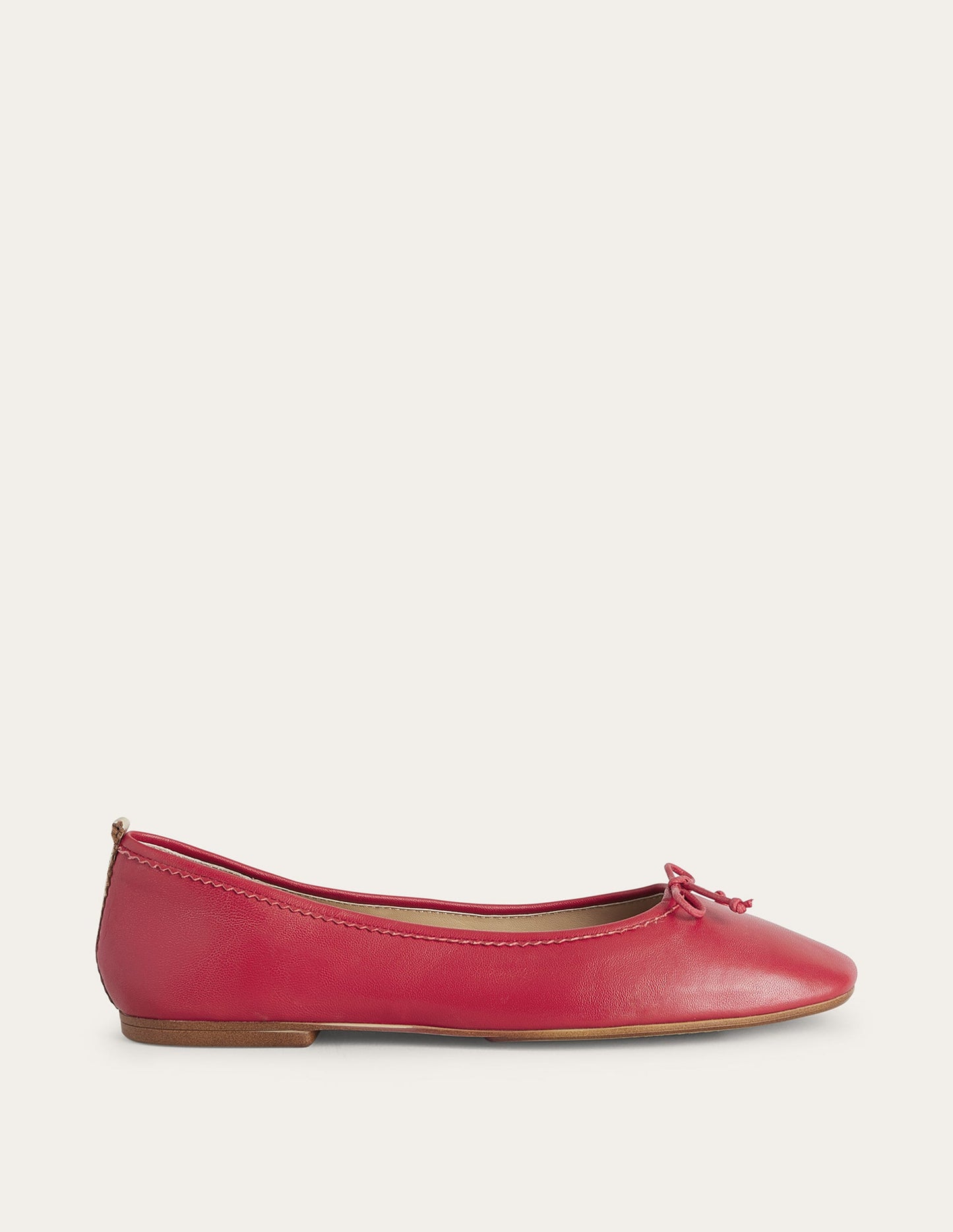 Kitty Flexi Sole Ballet Flats-Pillarbox Red