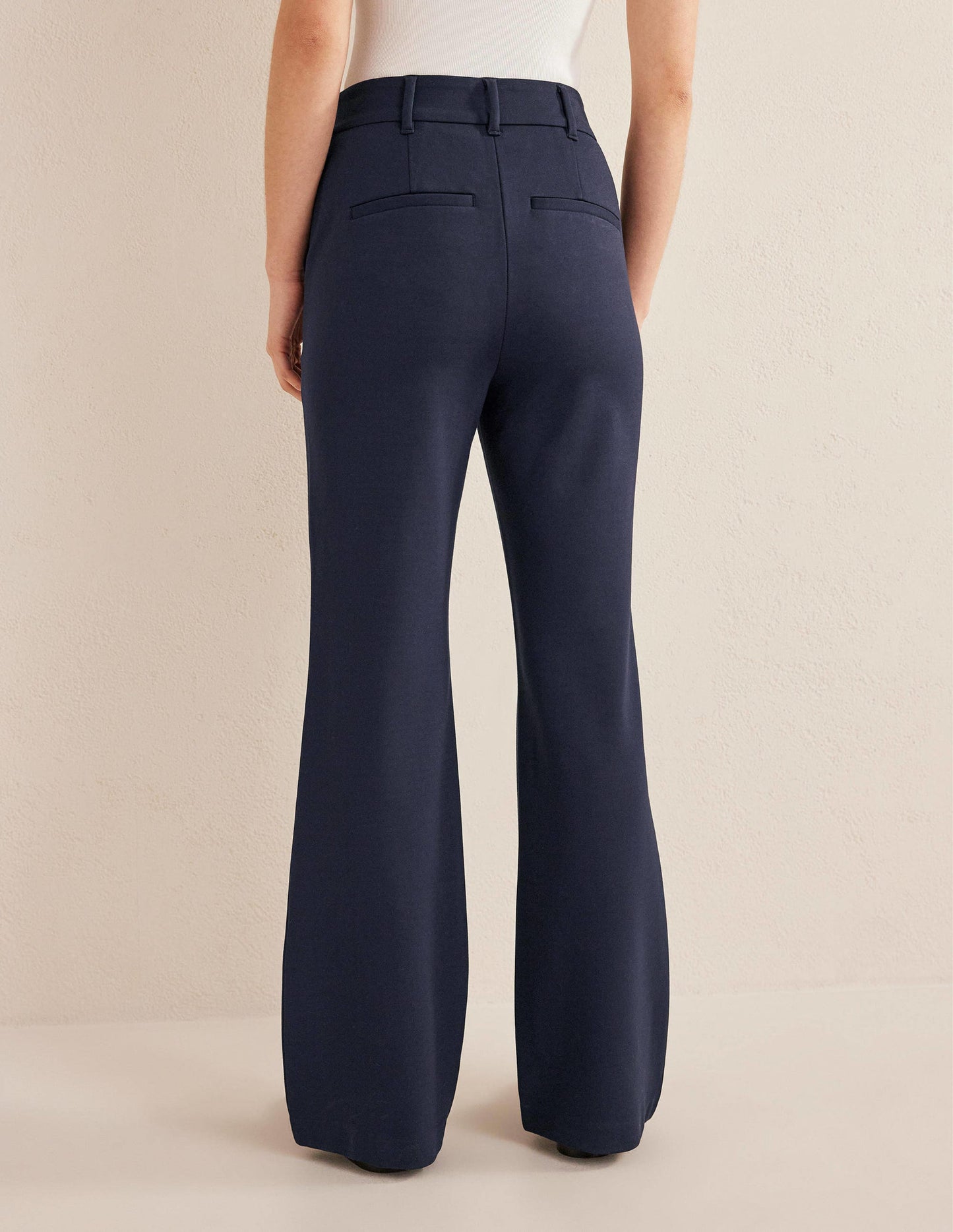 Hampshire Flared Pants-Navy