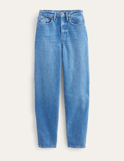 High Rise '90s Tapered Jeans-Mid Vintage