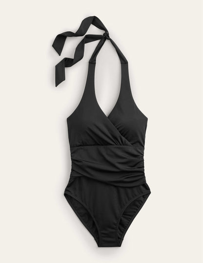 Levanzo Halter Swimsuit-Black