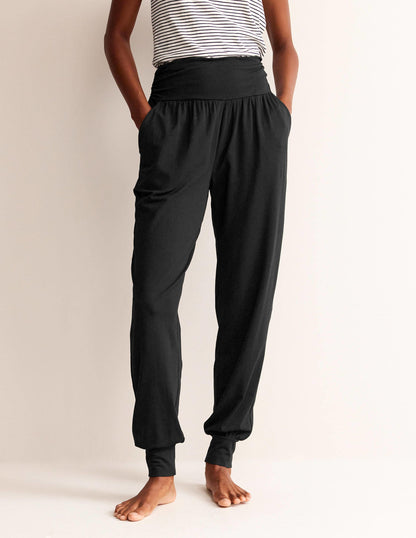 Hareem Jersey Sweatpants-Black