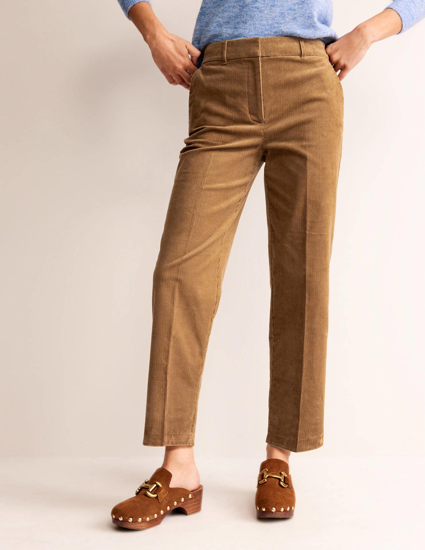 Kew Cord Pants-Camel