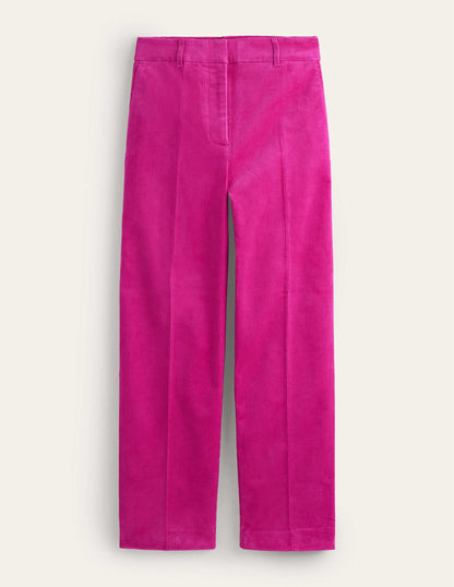 Kew Cord Pants-Magenta