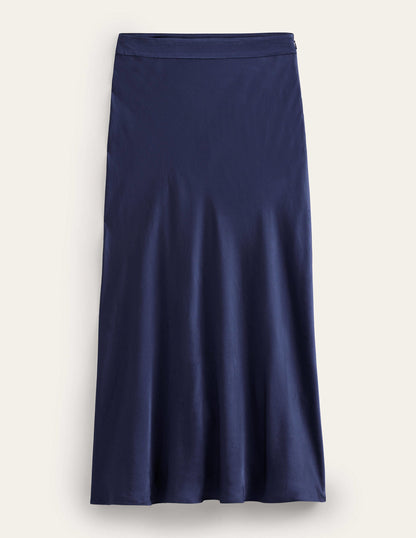 Cecelia Midi Skirt-Navy