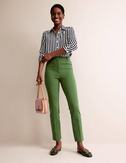 Highgate Ponte Pants-Winter Green