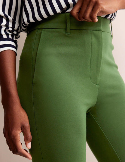 Highgate Ponte Pants-Winter Green