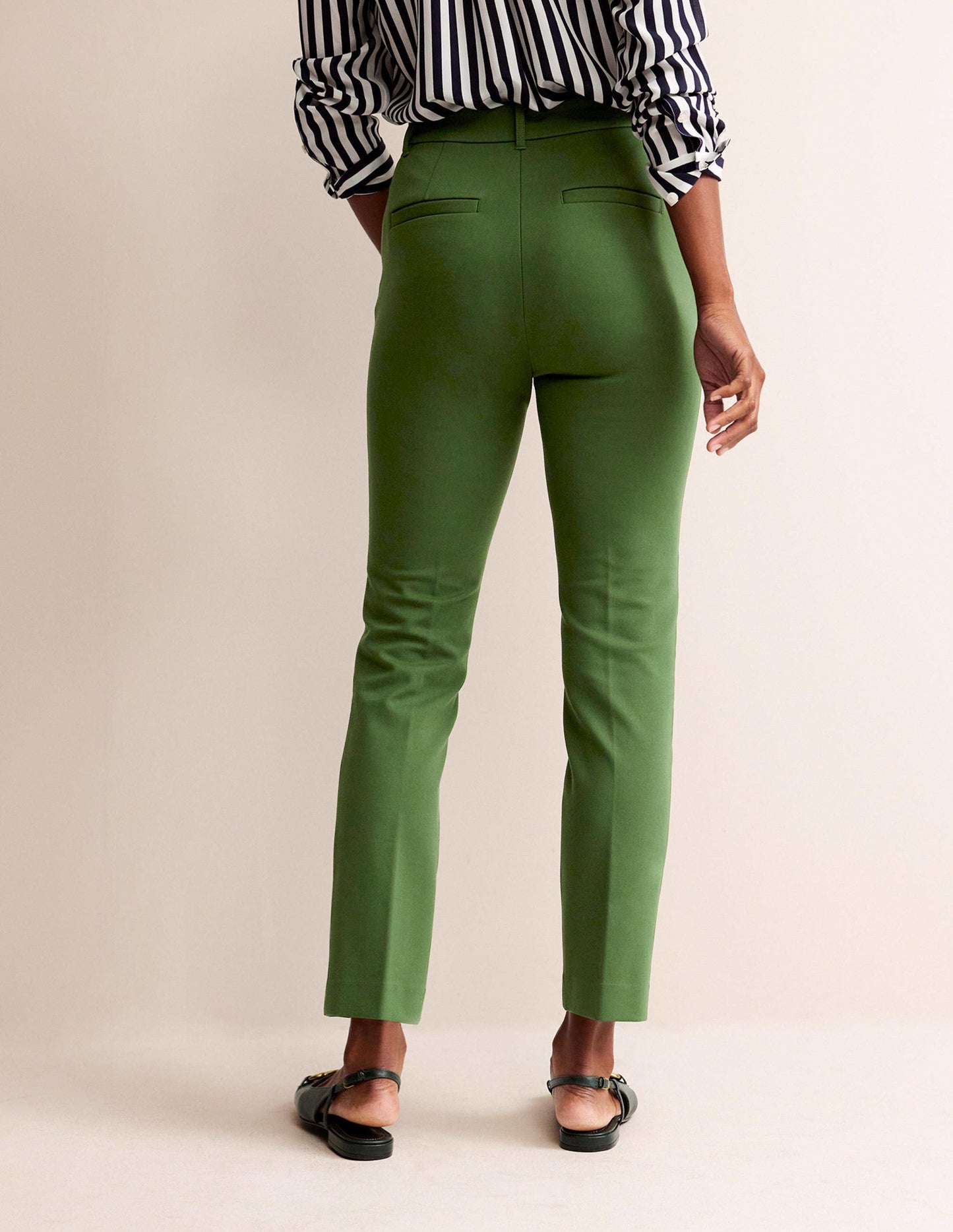 Highgate Ponte Pants-Winter Green