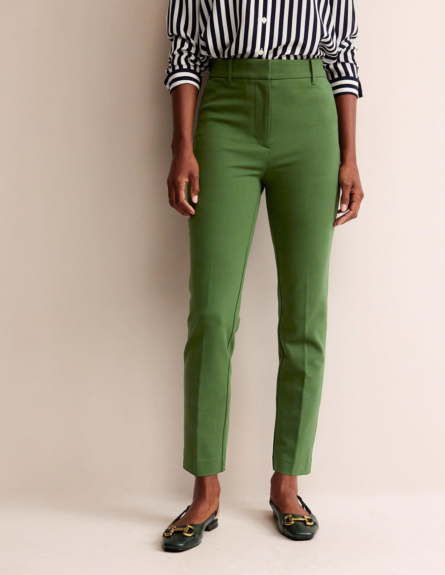 Highgate Ponte Pants-Winter Green