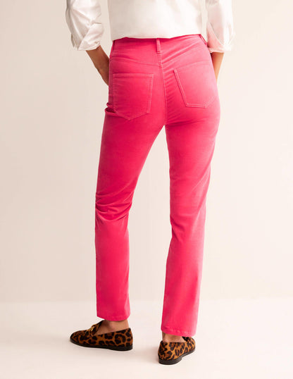 Velveteen 5 Pocket Jeans-Dusty Rose