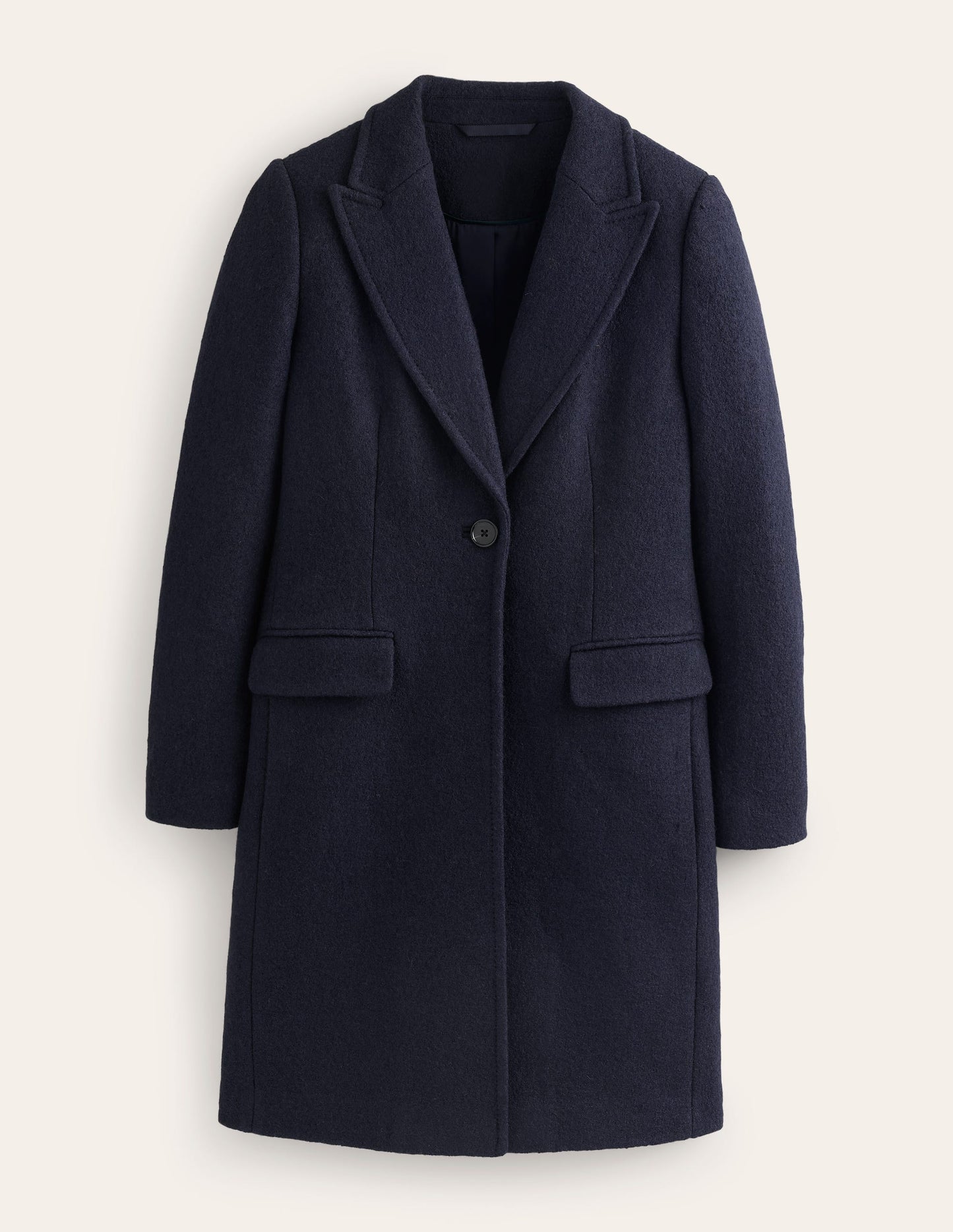 Canterbury Textured Coat-Navy