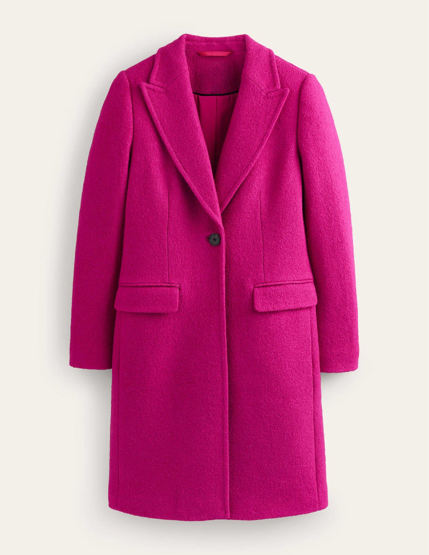 Canterbury Textured Coat-Magenta