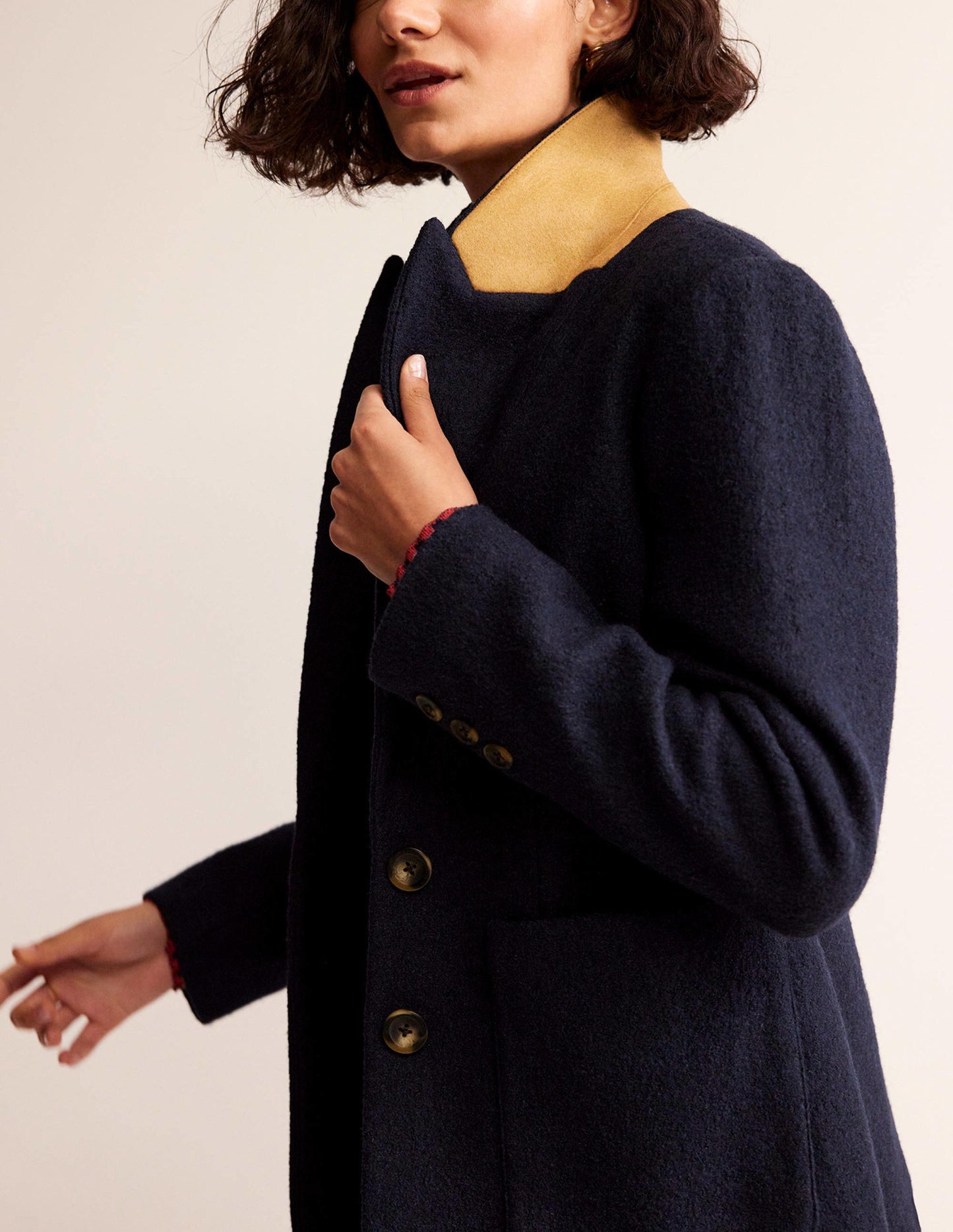 The Marylebone Textured Blazer-Navy