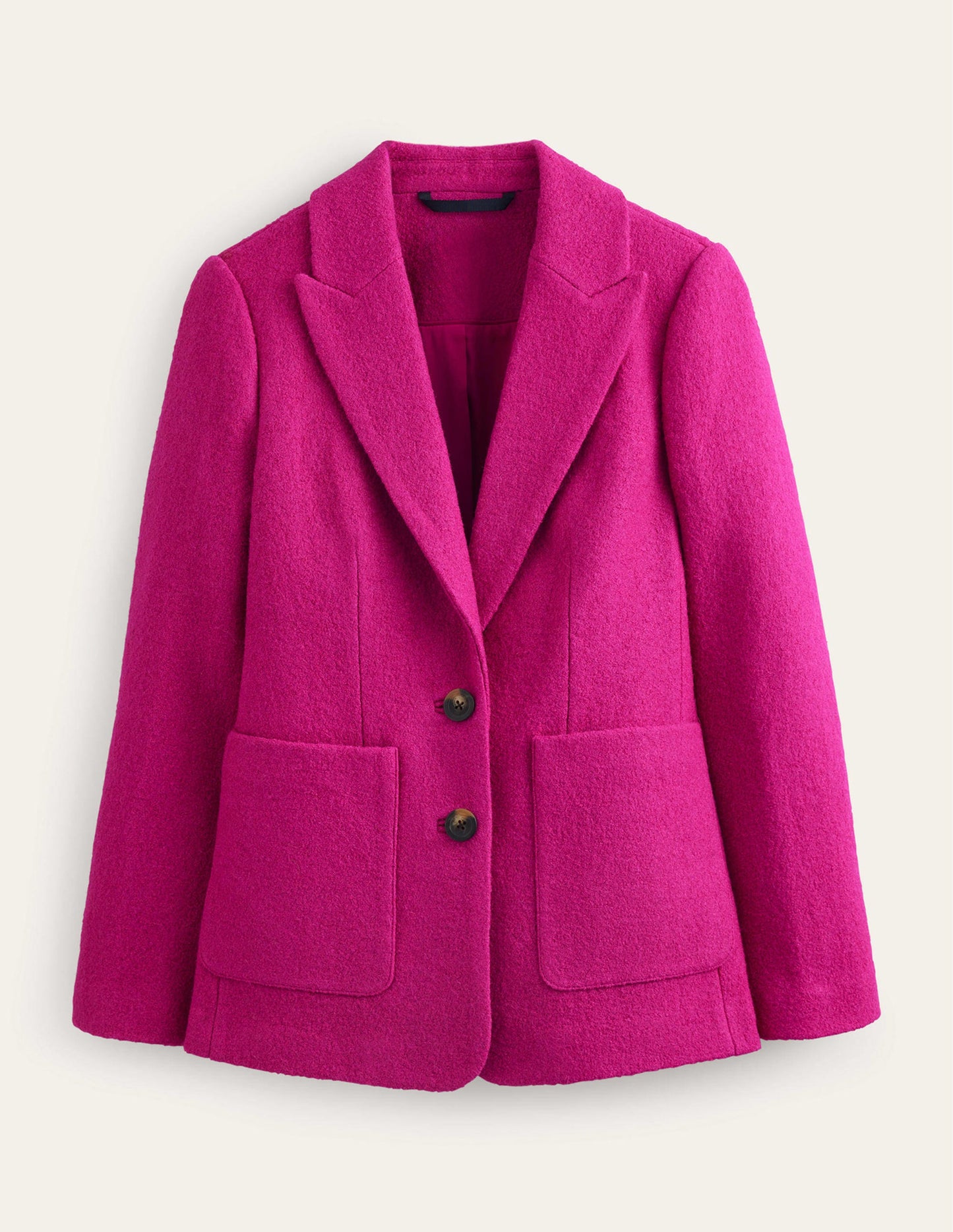 The Marylebone Textured Blazer-Magenta