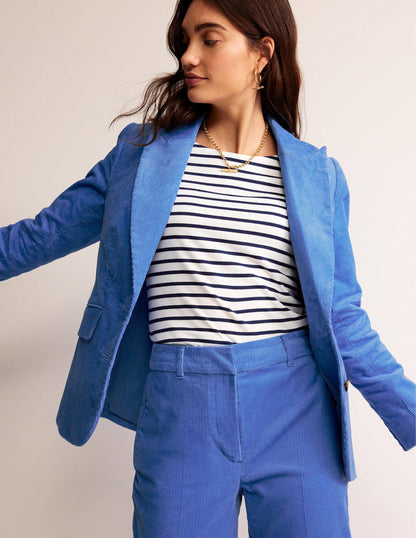 The Marylebone Cord Blazer-Marina