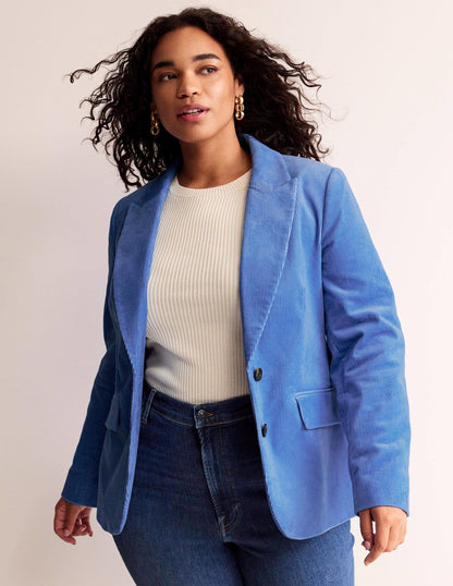 The Marylebone Cord Blazer-Marina