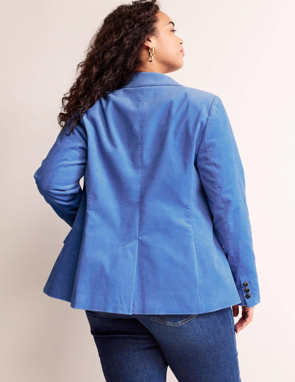 The Marylebone Cord Blazer-Marina