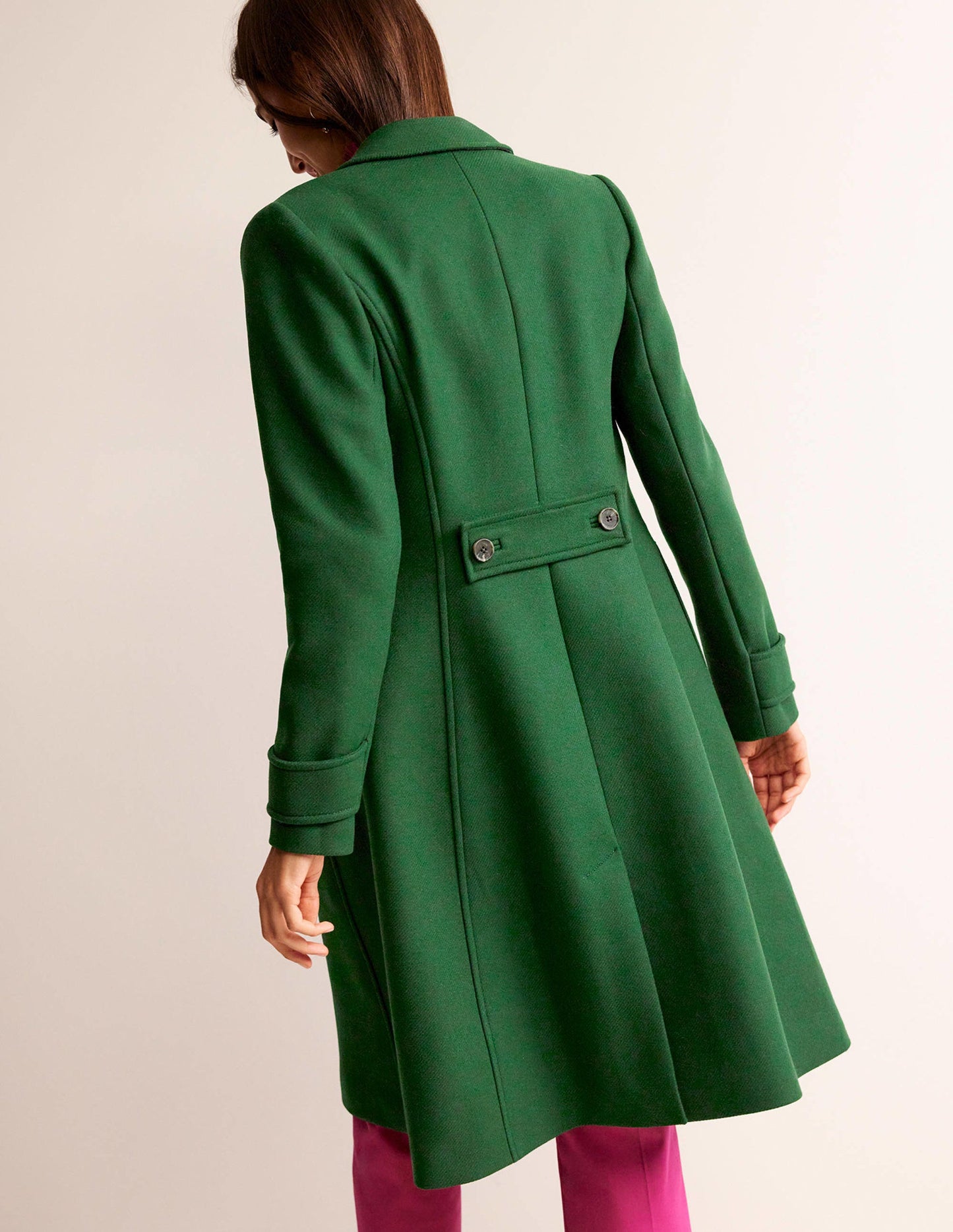 Durham Wool Blend Coat-Chatsworth Green