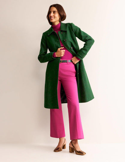 Durham Wool Blend Coat-Chatsworth Green