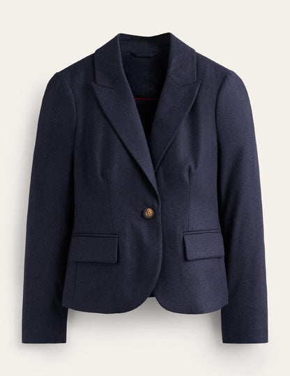 Canonbury Wool Blazer-Navy