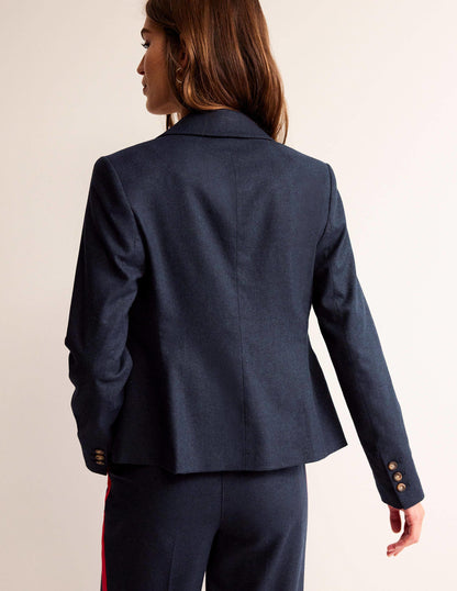 Canonbury Wool Blazer-Navy