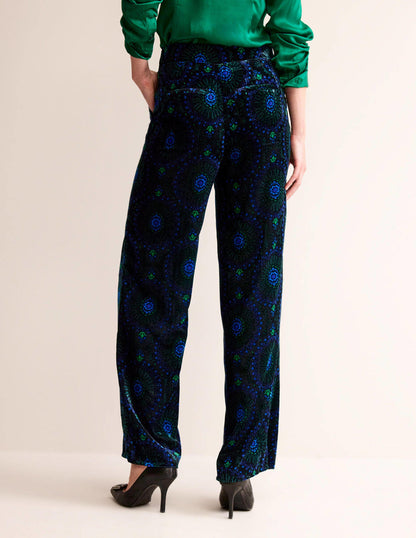 Westbourne Velvet Pants-Black, Artizian Geo