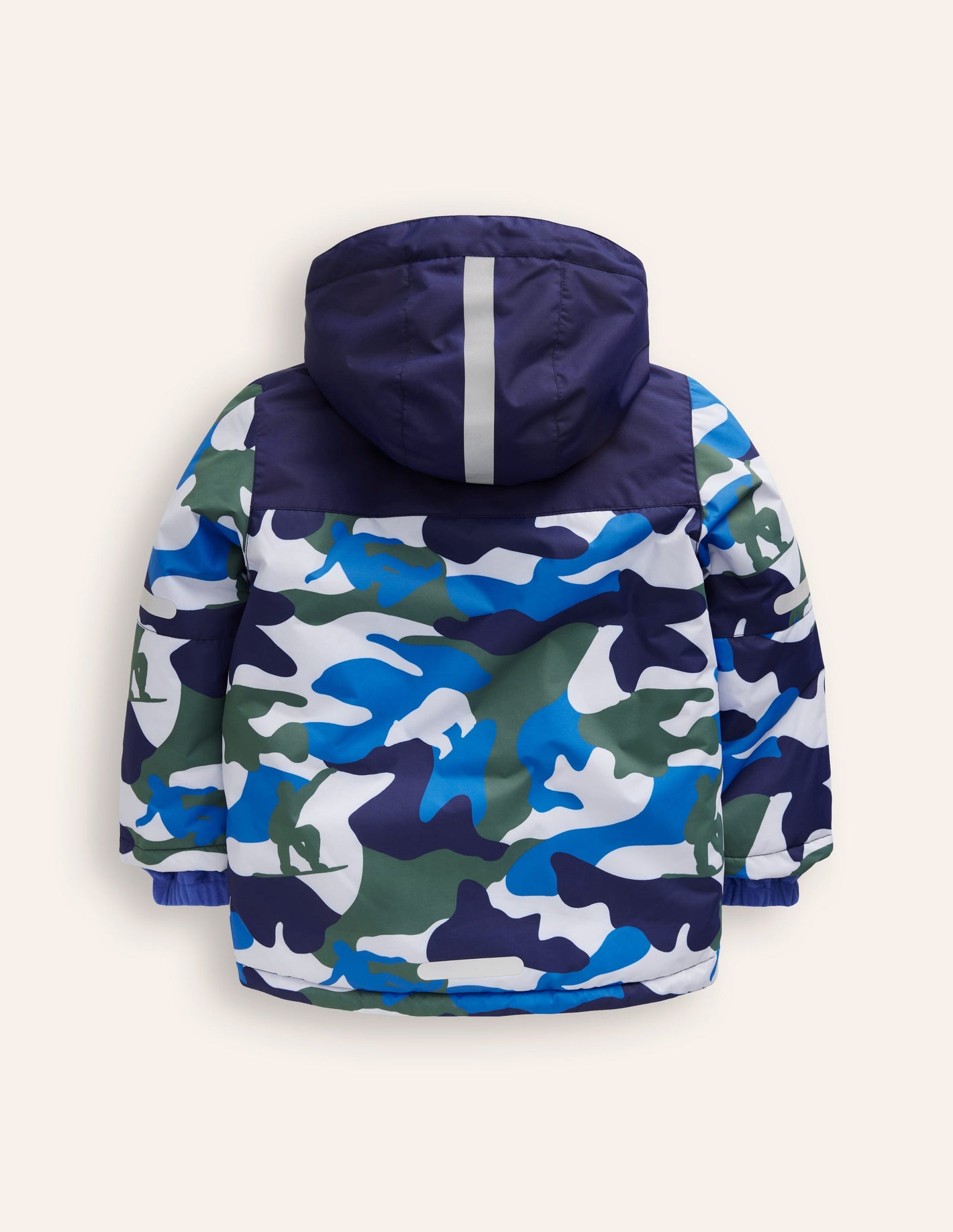 All-Weather Waterproof Coat-Greek Blue Camo