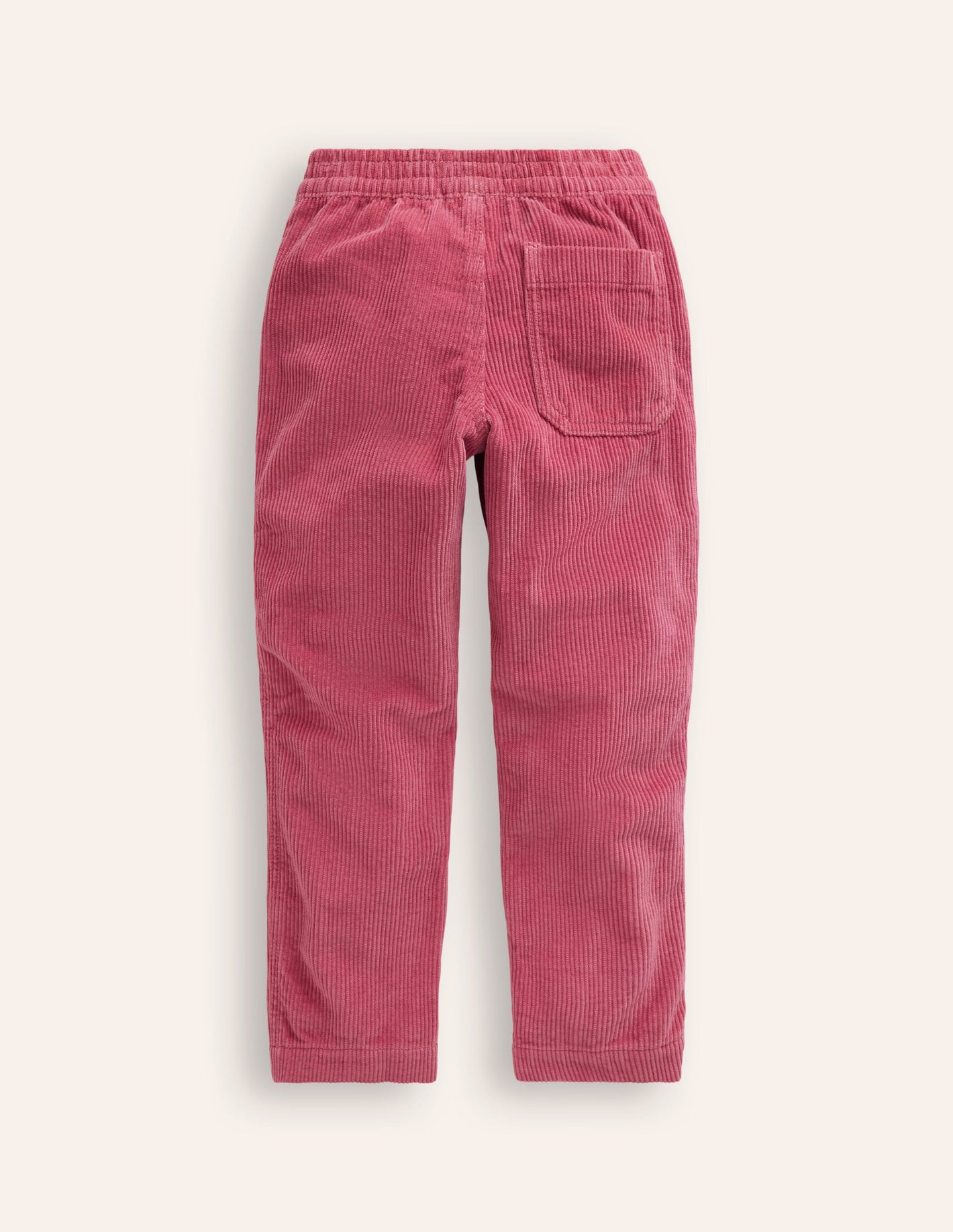 Chunky Cord Pull On Pants-Rose Petal Pink