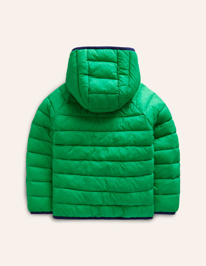 Pack-Away Padded Jacket-Topaz Green Pea