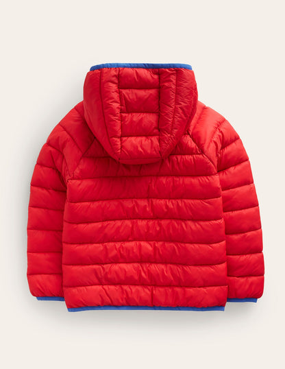 Pack-Away Padded Jacket-Red