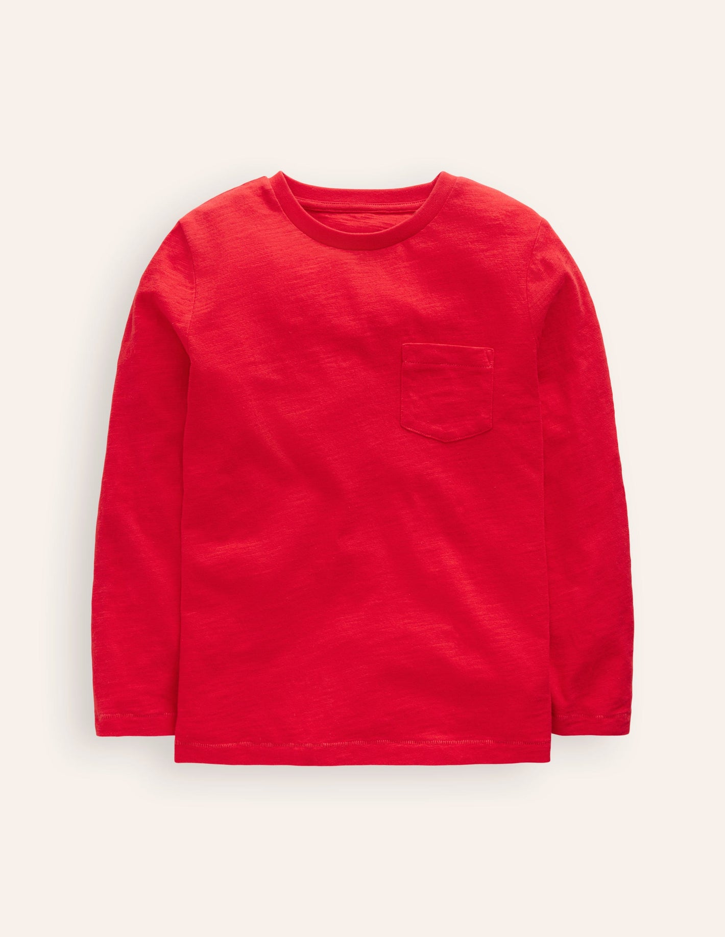 Everyday Long Sleeve T-Shirt-Poppy Red