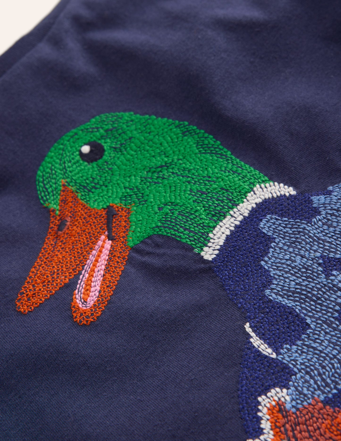 Superstitch SS T-Shirt-College Navy Duck