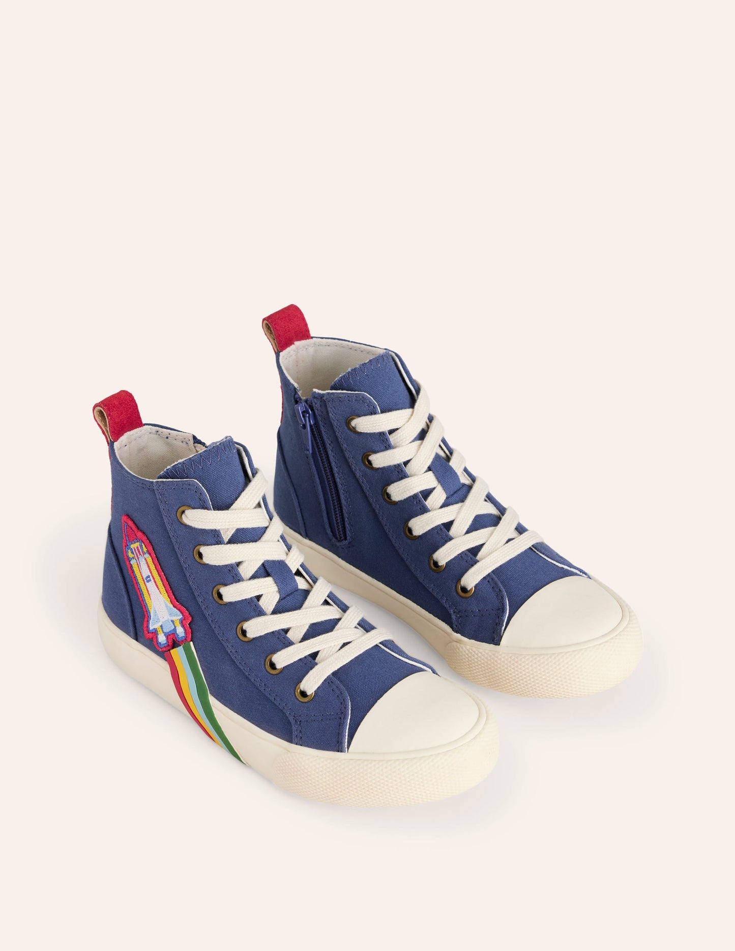 Canvas High Tops-Starboard Rocket