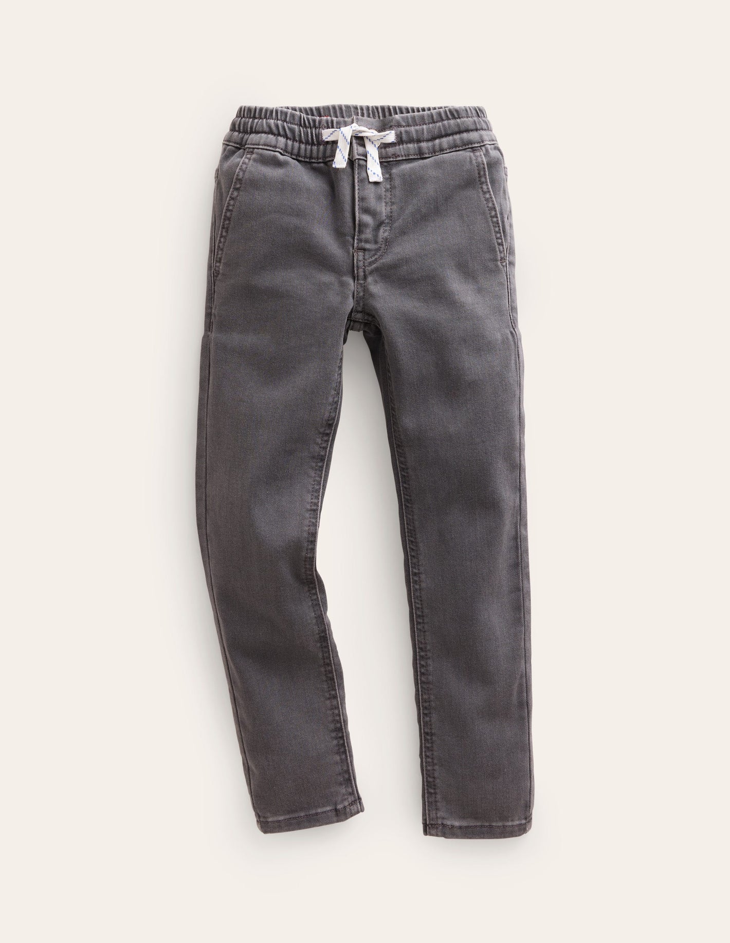 Jersey Skinny Pants-Grey Denim