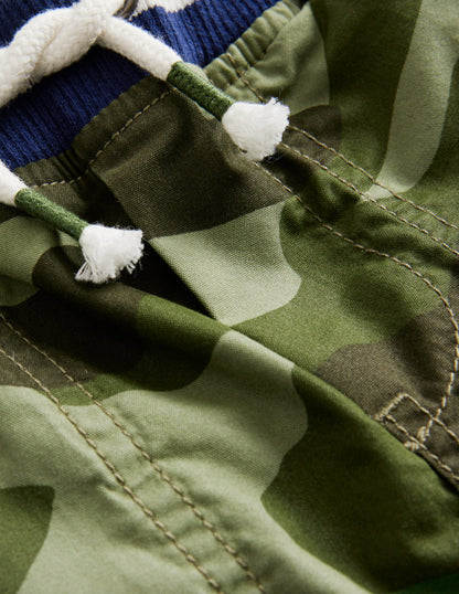 Adventure Shorts-Tonal Green Camo