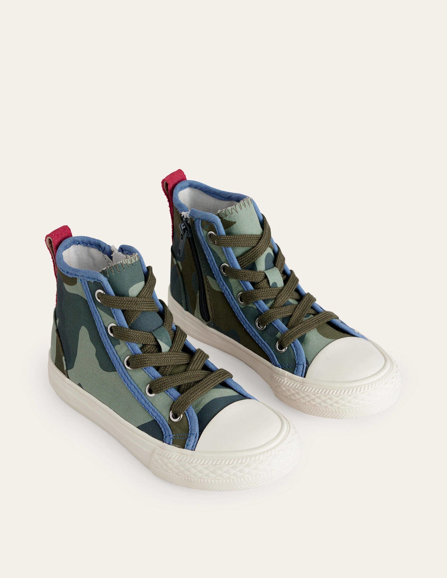 Canvas High Tops-Camo