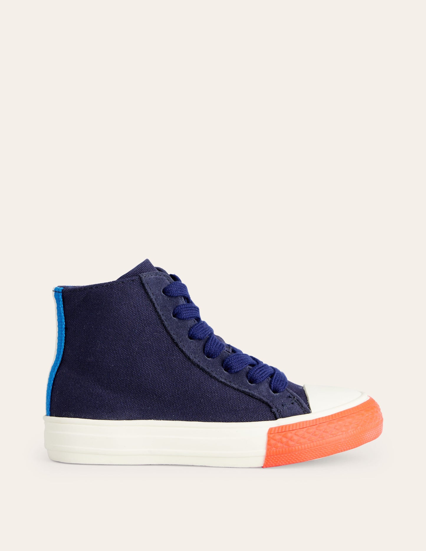 Contrast Canvas High Tops-Navy Blue