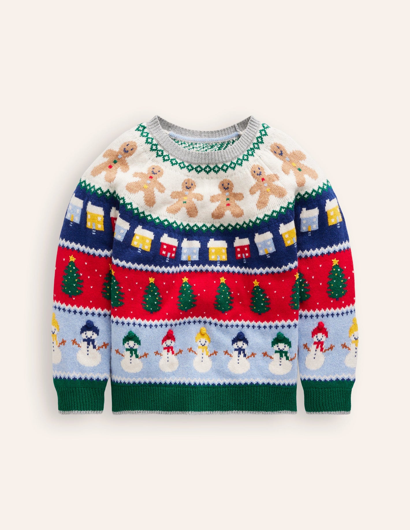 Fair Isle Sweater-All Over Christmas