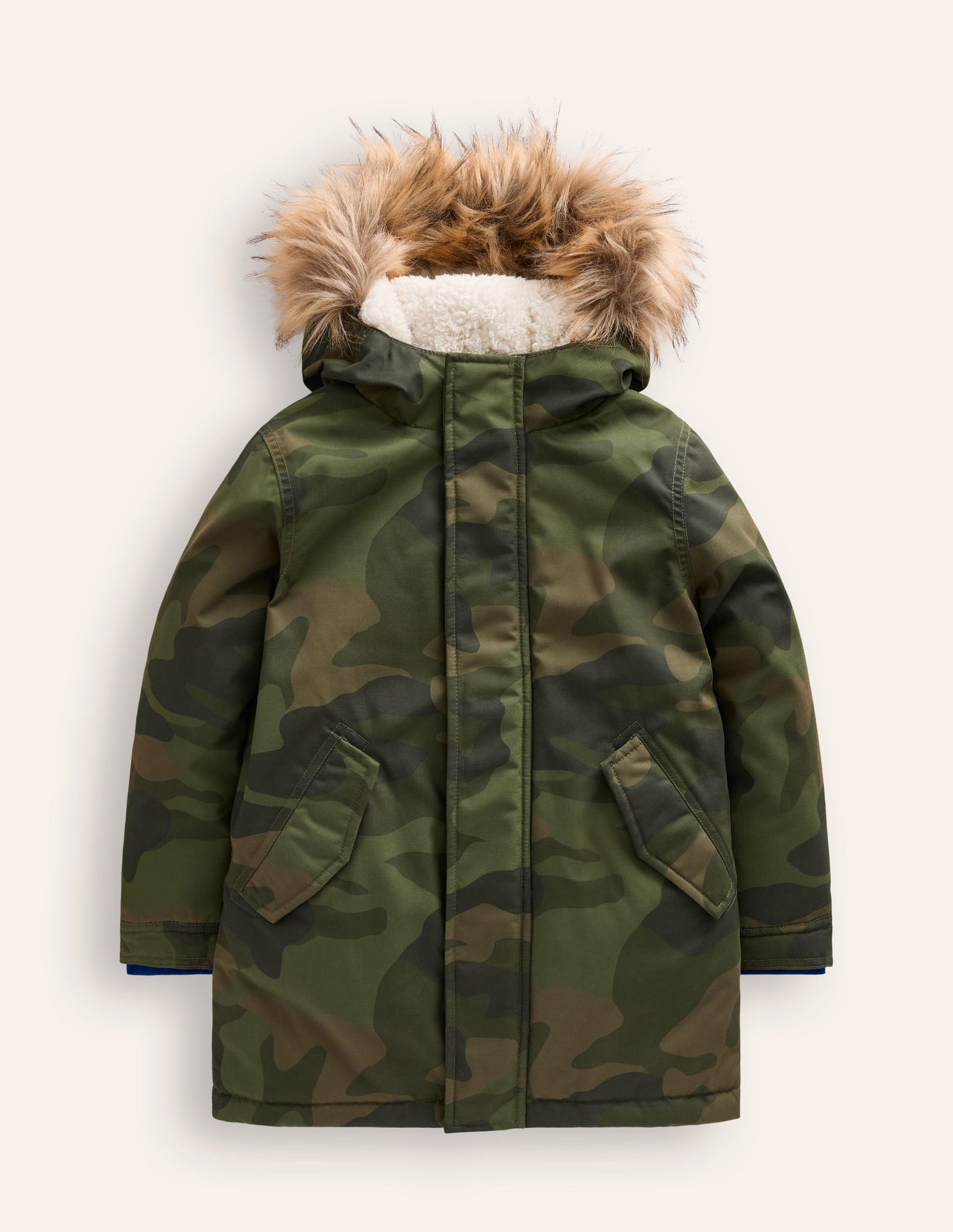 Authentic Waterproof Parka-Tonal Green Camo