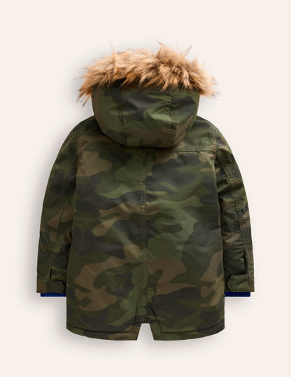 Authentic Waterproof Parka-Tonal Green Camo